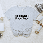 Stronger Than Yesterday - Bella+Canvas Tee